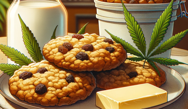 A Twist on a Classic: Oatmeal Raisin Cookies with a Cannabis Kick